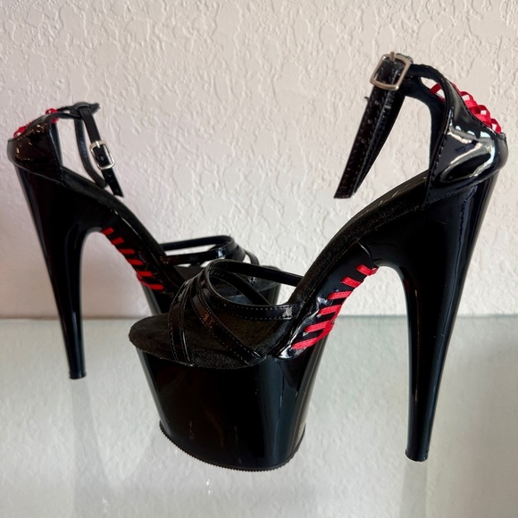 Pleaser Adore - 762 7” Platform Heels Sz 5 - Picture 1 of 7